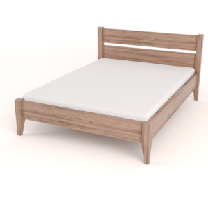 Tapered Bed with Headboard – Double