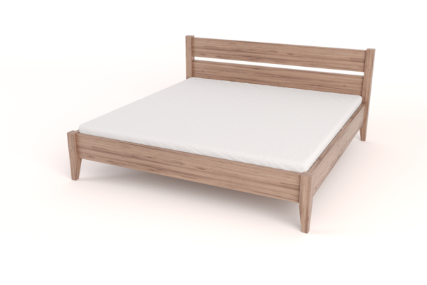 Tapered Bed with Headboard – King