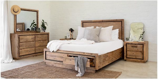 Wooden Queen Bed
